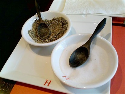 The icing on my food - Salt & Pepper Platter!