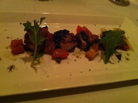 Grilled octopus