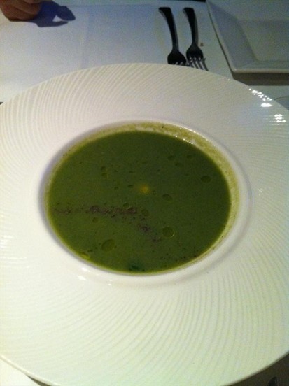 Asparagus & Spinach soup