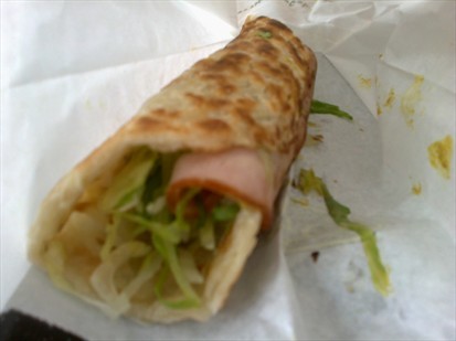 Turkey Ham Prata Wrap