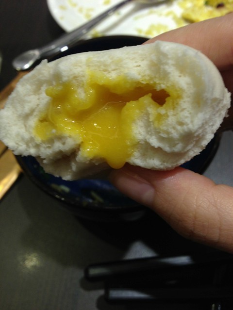 oozing salted egg yolk filling
