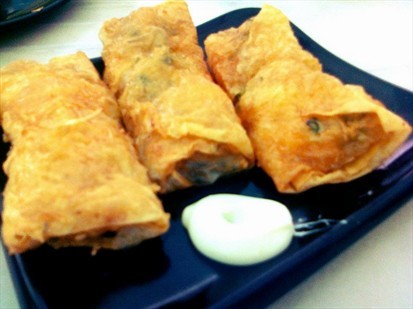 Deep-fried Prawn with Mango Roll