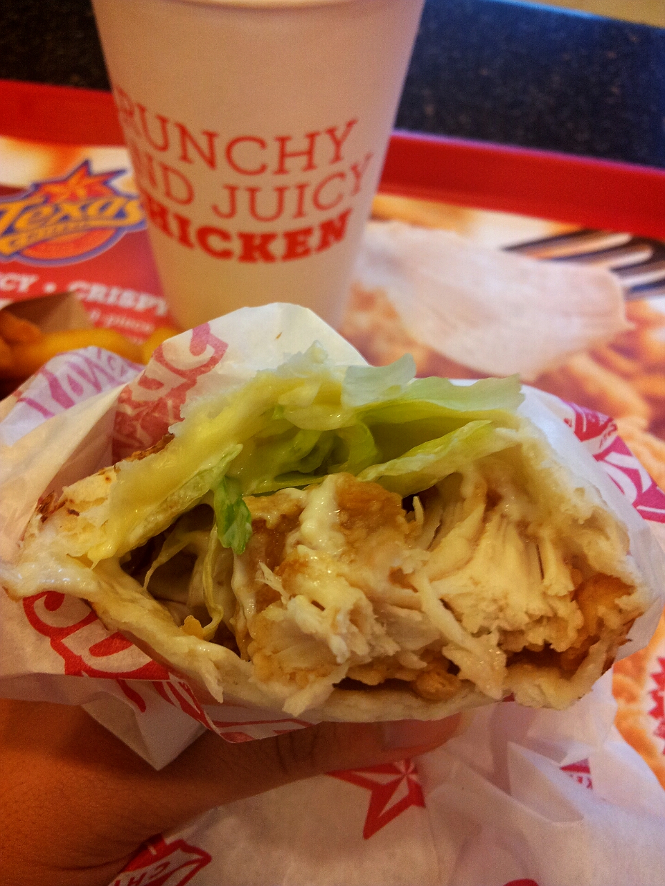 Texas Chicken New Zealand Food Tender Wrap