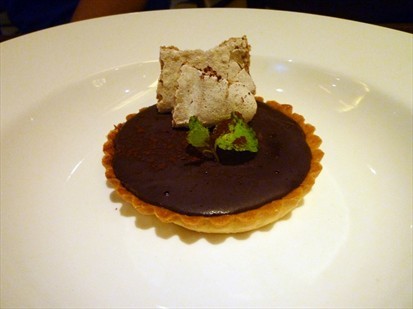 Dark Chocolate Ganache Tart ($12)
