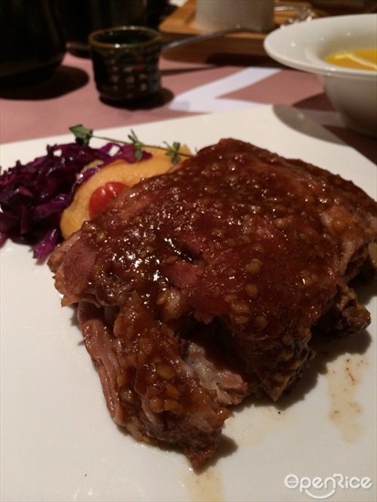 main course-signature bbq pork rib 