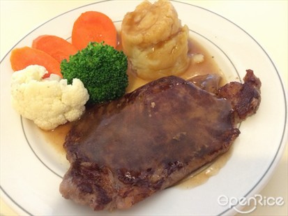 Rib Eye with Brown Sauce