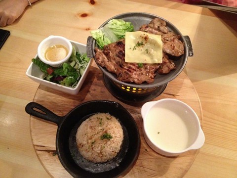Grilled Chicken Rice Set