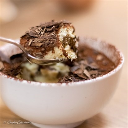 Classic Italian recipe with mascarpone cream, espresso and lady finger