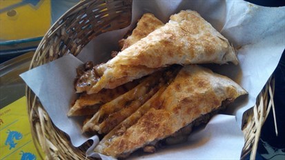 Cheesy with your selected filling,heavenly!